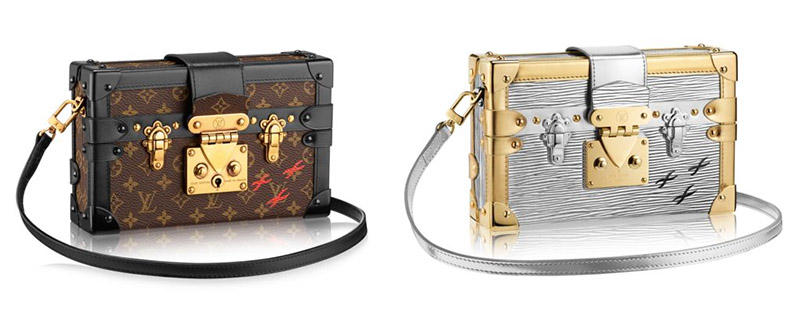 Louis Vuitton Petite Malle Monogram and Metallic Bags