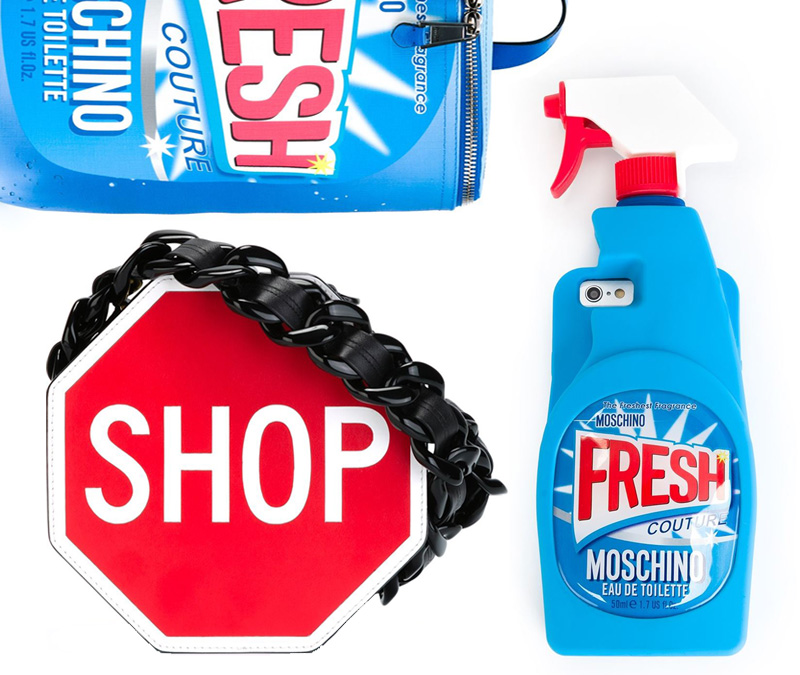 moschino spray bottle case