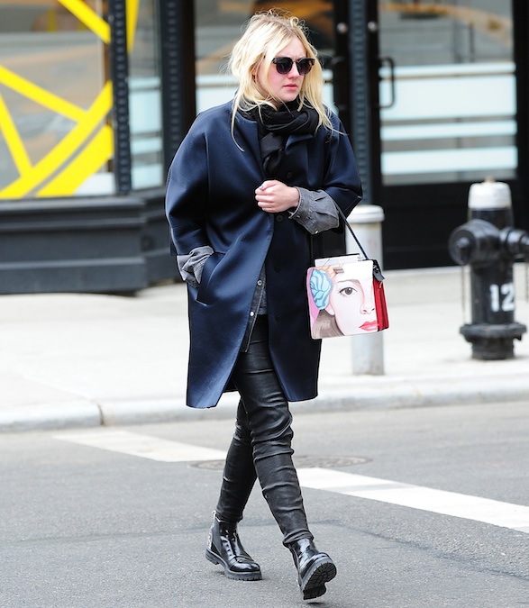 Dakota Fanning x Prada Visage Bag: Face to Face - Bag Snob