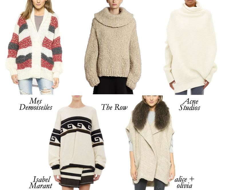 Top 5 Oversized Sweaters