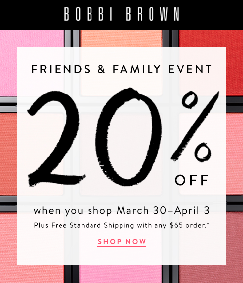 Bobbi Brown Friends and Family Sale