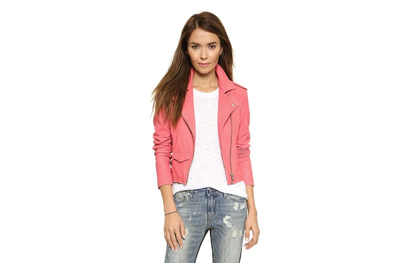 Top 5 Pink Leather Jackets