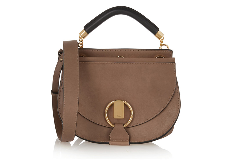 Chloé Goldie Small Leather and Suede Shoulder Bag: Strike It Rich