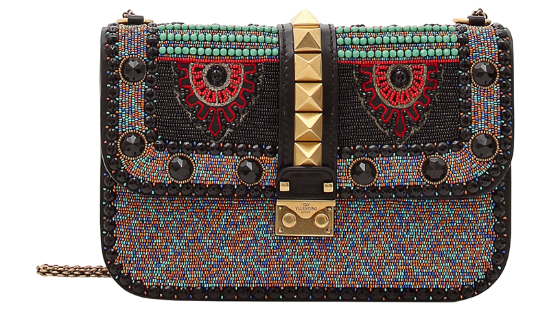 Valentino Spring ’16 Hand-Painted My Rockstud, Embellished Lock, and Laser-Cut Leather Bags