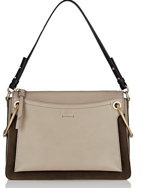 chloe-Roy Medium Leather Shoulder Bag - Bag Snob